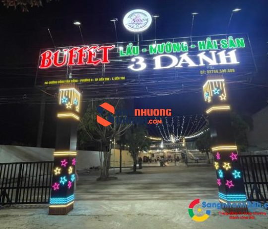 Sang Nhương Quán Buffet Mặt Bằng Rộng Thoáng Mát Ngay Trung Tâm Thành Phố Bến Tre